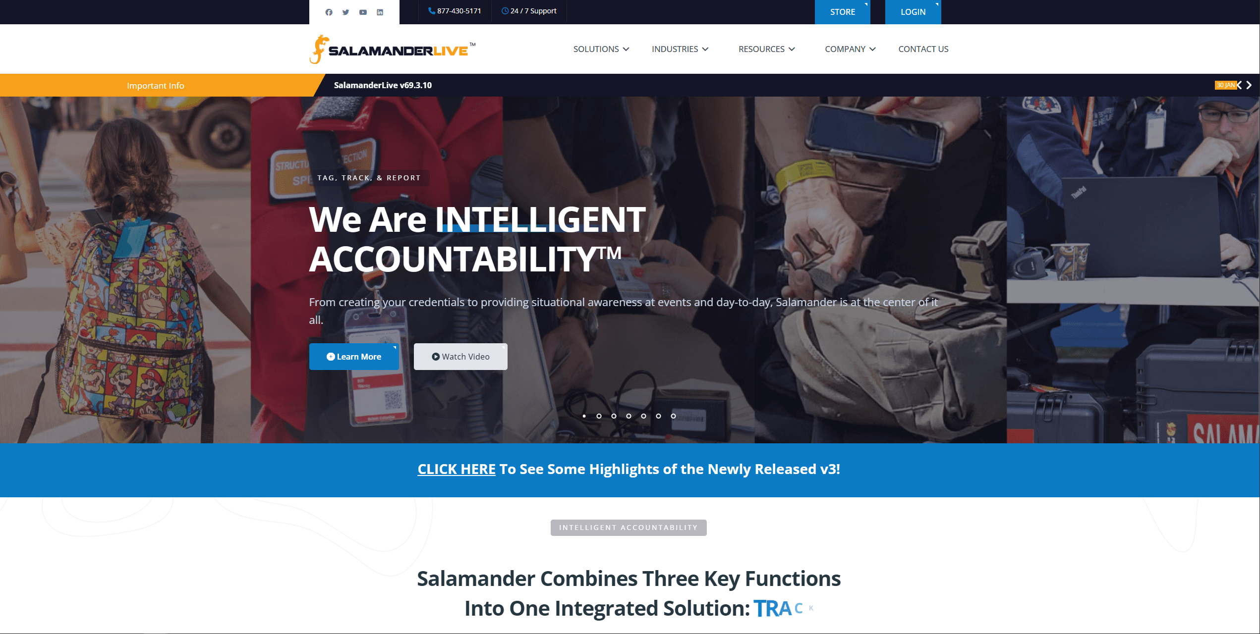 SalamanderLive — website screenshot